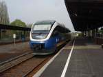 VT 772 der NordWestBahn als RB 45 aus Dorsten in Coesfeld (Westf.). 12.04.2009