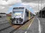OstseelandVerkehr GmbH VT 009 und VT 010 im Bahnhof Torgelow