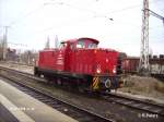 Lok 13 rangiert in Frankfurt/Oder. 07.01.08