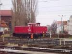 Lok 13 hat in Frankfurt/Oder umgesetzt udn wartet auf neue Anweisungen. 07.01.08