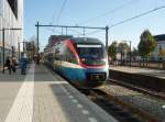 Ein VT 643 der Prignitzer Eisenbahn als RB 51 aus Dortmund Hbf bei der Einfahrt in Enschede. 25.10.2008