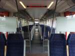 Der Innenraum eines VT 643 der Prignitzer Eisenbahngesellschaft. 12.04.2009