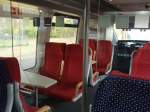 Der Innenraum eines VT 643 der Prignitzer Eisenbahngesellschaft. 12.04.2009