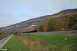 VT12-5 alias 1612 507 auf dem Weg gen Süden bei Thüngersheim. 27.10.24