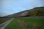 VT12-5 alias 1612 507 auf dem Weg gen Süden bei Thüngersheim. 27.10.24