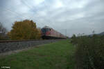 VT12-5 alias 1612 507 auf dem Weg gen Süden bei Thüngersheim. 27.10.24