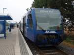 Ein RegioSprinter der Rurtalbahn als RB 21 nach Dren Hbf in Linnich. 29.09.2008 