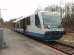 Ein RegioSprinter der Rurtalbahn als RB 39 nach Mnchengladbach Hbf in Dalheim. 01.02.2009