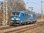 BR 248 049 von SKL als LZ bei der Durchfahrt MG-Neustadt. 8.März 2025