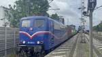 BR 151 029-6 SRI mit Containerzug durch HH-Bergedorf -> Bchen. 28.05.2025