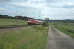 112 006-2 als GoAhead RE80 Ersatzzug 70226 Treuchtlingen - Würzburg bei Oberdachstetten. 08.06.24