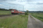 112 006-2 als GoAhead RE80 Ersatzzug 70226 Treuchtlingen - Würzburg bei Oberdachstetten. 08.06.24