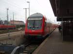 Ein Doppelstock Steuerwagen als RB 27 nach Kln Hbf in Koblenz Hbf. 18.04.2009