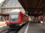 Ein Doppelstock Steuerwagen als RE aus Kassel Hbf in Frankfurt (Main) Hbf. 24.05.2008