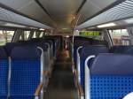 Der Innenraum eines Doppelstockwagens. 21.05.2009
