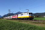 111 057 und 111 xxx mit dem 'IC Knigssee' aus Berchtesgaden kommend am 15. September 2025 bei Hammerau.