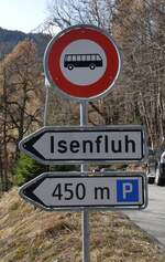 (285'228) - Fahrverbot f�r Busse am 5. M�rz 2026 in Isenfluh