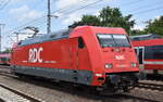 RDC Asset GmbH, Hamburg [D] mit ihrer  101 099-0  [NVR-Nummer: 91 80 6101 099-0 D-RAG] am 14.07.25 Höhe Bahnhof Golm (Potsdam).