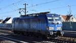 ČD Cargo a.s., Praha [CZ] mit ihrer Vectron '383 017-1' [NVR-Nummer: 91 54 7383 017-1 CZ-CDC] am 02.03.26 Höhe Bahnhof Luckenwalde.