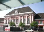 Der markante Bahnhof von Hamm.