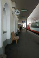 Glacier Express Impressionen: Disentis.
19.3.2009