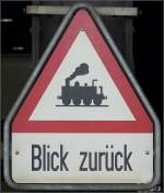 Im Bahnhof Basel SBB scheint man den nostalgischen Zeiten der Dampfloks nach zu trauern. 04.08.08 (Jeanny) 