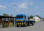 (274'595) - Saurer - ZH 281'657 - am 3. Mai 2025 beim Bahnhof Rickenbach-Attikon