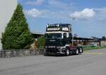 (274'584) - Labhardt - TG 2769 U - Scania am 3. Mai 2025 beim Bahnhof Rickenbach-Attikon