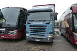 (284'716) - Planzer, Dietikon - Nr. 752.7/BE 810'509 - Scania am 7. Februar 2026 in Kallnach, Car-Terminal Marti