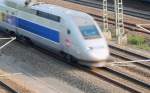 TGV-POS bei der Durchfahrt in Vaihingen/Enz. August 2008