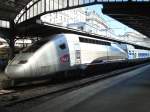 TGV POS 4402, die Einheit mit den 2 TGV-Triebkpfen, die auf der LGV Est Europenne 574,8 km/h.