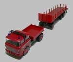 Skoda 706 Kurzpritsche mit Plattformanhnger Feuerwehr Hersteller: Hruska Weitere Bilder auf http://www.skoda-modelle.de 