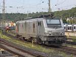 BB 37000 (37020) von Akiem steht im Vorfeld Koblenz Hbf. 14.06.2025