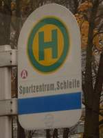 Bushaltestelle am 08.11.08.
