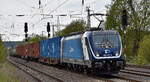 ČD Cargo a.s., Praha [CZ] mit ihrer  388 022-6  [NVR-Nummer: 91 54 7388 022-6 CZ-CDC] und einem Containerzug am 23.04.25 Höhe Bahnhof Saarmund.