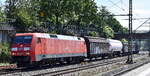 DB Cargo AG, Mainz [D] mit ihrer  152 076-6  [NVR-Nummer: 91 80 6152 076-6 D-DB] und einem gemischten Güterzug am 14.05.25 Höhe Bahnhof Hamburg-Harburg.