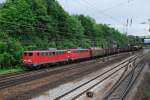 140 830 und 140 864 mit FZT 55834 am 06.06.2008 in Offenburg.