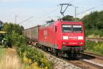 145 065 hat am 21.7.09 den TEC 40097 am Haken. (Leutersberg)