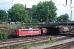 151 085 mit FZT 55834 am 28.07.2008 in Offenburg.