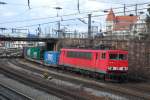 155 151 mit TEC 40215 am 11.03.2009 in Offenburg.