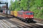 155 222 mit TEC 40215 am 18.04.2008 in Offenburg.