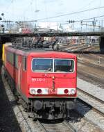 155 232 mit TEC 40157 am 28.03.2008 in Offenburg.