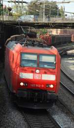 185 013 am 27.09.2008 in Offenburg.