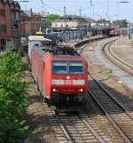 185 095 mit TEC 40013 am 03.06.2008 in Offenburg.