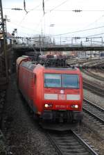 185 096 am 01.03.2009 in Offenburg.