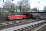 185 111 und 147 am 04.04.2008 in Offenburg.