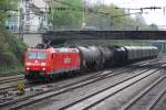 185 021 mit FE 44821 am 22.04.2008 in Offenburg.