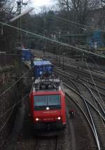 482 013 mit DGS 43682 am 24.02.2009 in Offenburg.