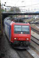 482 027 mit DGS 49927 am 15.10.2008 in Offenburg.