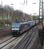 185 566 mit DGS 43670 am 01.04.2008 in Offenburg.